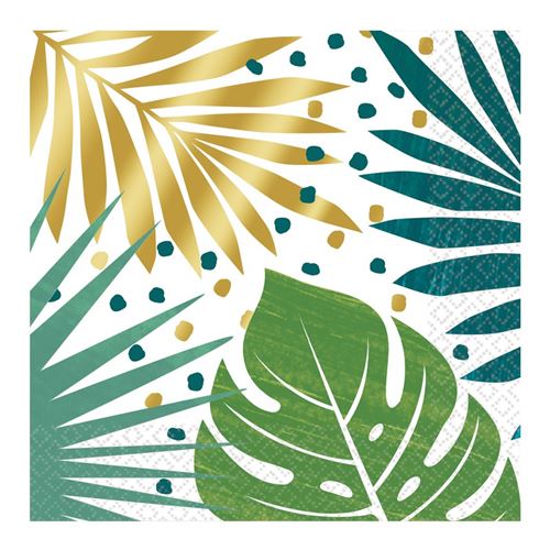 16 serviettes 33x33cm key west