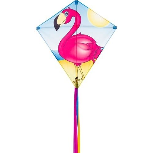 Invento diamant flyer EddyFlamingo 68 cm rose/bleu
