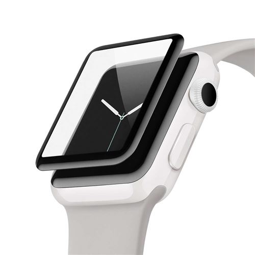 Belkin - F8w839vf - Screenforce - Ecran Protecteur Edge To Edge Ultraglass Pour Apple Watch (38 Mm) - Series 2