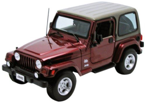 Maisto 118 Scale Jeep Wrangler Sahara Diecast Vehicle (Colors May Vary)