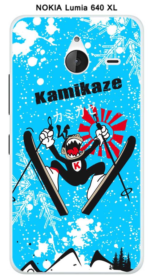 Coque Nokia Lumia 640 XL design kamikaze-ski
