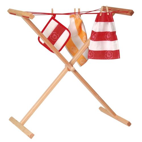 Glückskäfer porte-vêtements en bois 62 cm