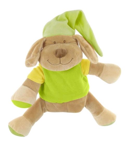 Peluche Babiage doodoo chien vert