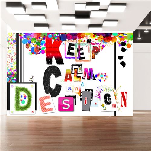 Papier peint - Keep Calm and Design - 150x105 Artgeist (56813)