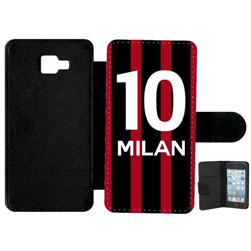 Etui À Rabat Samsung Galaxy A7 (2016) Equipe Maillot Milan