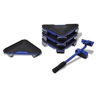 Vidaxl Elevateur De Transport De Meubles Et Jeu De Roulettes