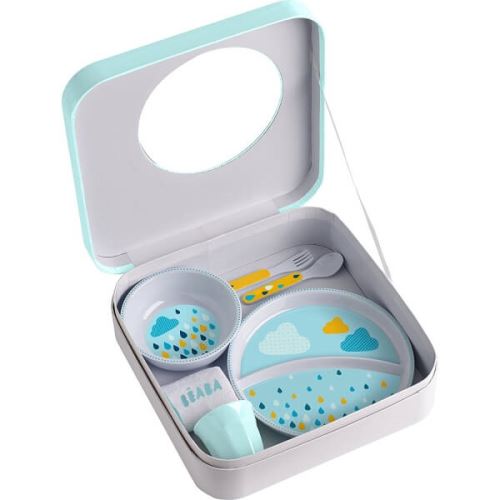 Coffret repas cadeau rainbow - beaba