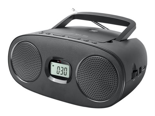 New-One RD 312 Radio Portable avec Lecteur CD Gris Anthracite