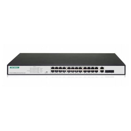 Digitus DN-95343, Non-géré, Fast Ethernet (10-100), Connexion Ethernet, supportant l'alimentation via ce port (PoE)