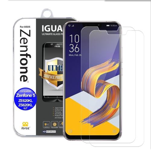 Lot De 2 Verres Trempes Zenfone 5 (ZS620KL & ZE620KL) - Transparent