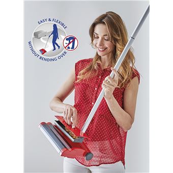Vileda Quick & Clean Balai électrique rouge sans fils Vileda Quick & Clean Balai électrique rouge sans fils