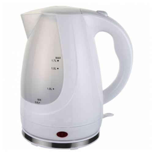 Bouilloire blanc 1,7 L 2300W - Chauffer l'eau ultra rapide thé