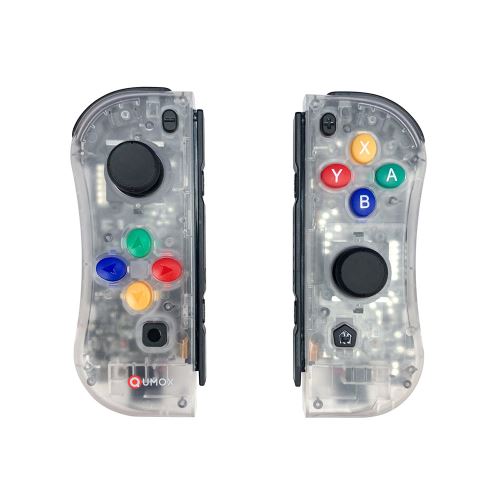 1 paire Contrôleurs de jeu Joy-con compatible pour Console Nintendo Switch-Rouge+Bleu modèle E