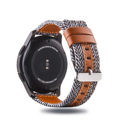 Bracelet en PU tissu 016 pour votre Smart Watch 22mm