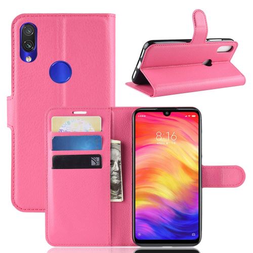 Etui Housse Portefeuille Pour Xiaomi Redmi 7 - Rose