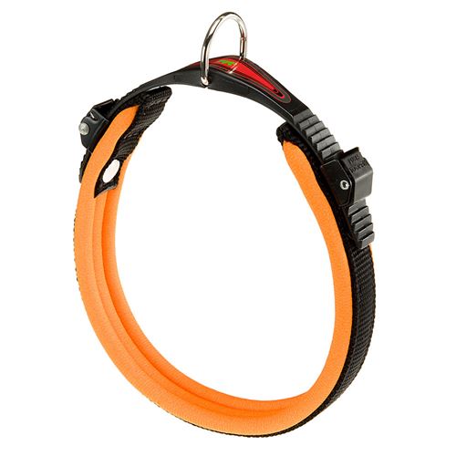 Meilleurs prix pour Ferplast Collier Ergonomique pour Chiens ERGOFLUO C15/42 avec Rembourrage et Fermeture à Micro-régulation