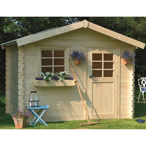 Solid Abri de jardin Sologne 888m² en bois massif 28mm autoclave