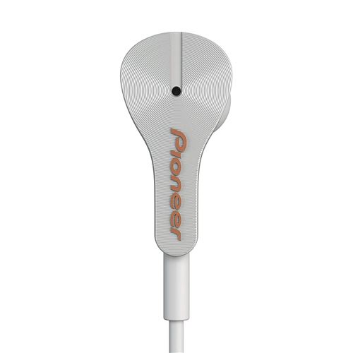 Pioneer Rayz Se-Ltc3R-W - Écouteurs avec Micro - Intra-Auriculaire - Filaire - Suppresseur De Bruit Actif - Lightning - Glacé