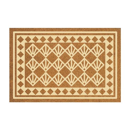 paillasson rectangle 40 x 60 cm coco frappe chessy