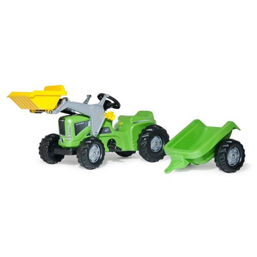 Rolly Toys Tracteur à pédales RollyKiddy Futura vert / noir