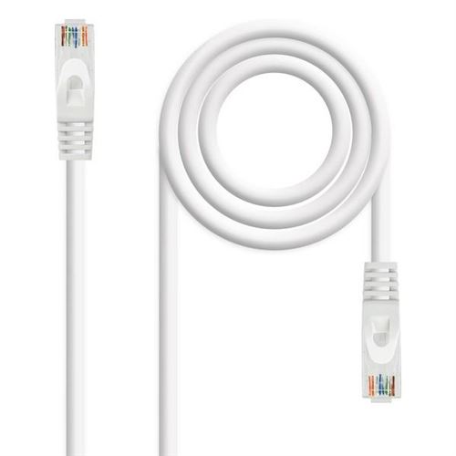 Câble Réseau Rigide UTP 6ème Catégorie NANOCABLE 10.20.1803-W LSZH (3 m) Blanc