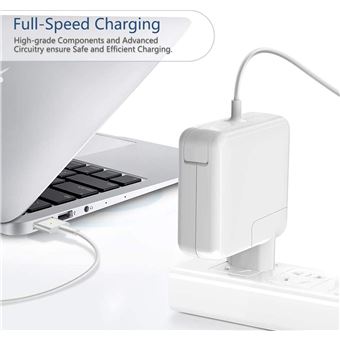 Chargeur Adaptateur Secteur 85W L-Tip Pour Apple MacBook Pro Magsafe  Modèles A1172 A1174