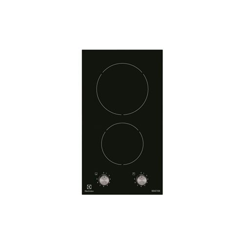 Electrolux Inspiration EHH3920BVK - Table de cuisson à induction - 2 plaques de cuisson - Niche - largeur : 27 cm - profondeur : 49 cm - noir