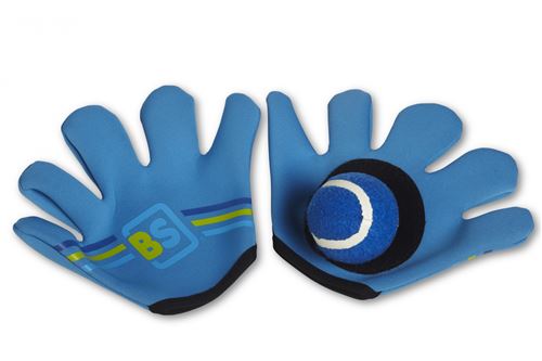 BS Toys néoprène bleu 3-pièces pour attraper et lancer le jeu