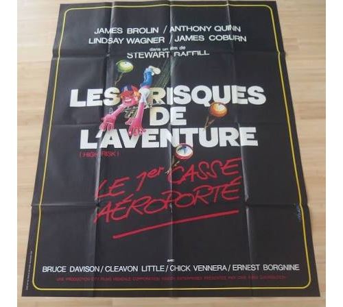 Les Risques De L'Aventure - AFFICHE CINEMA ORIGINALE