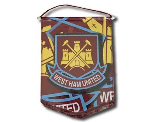 West Ham Grand fanion West Ham Rouge 40 cm