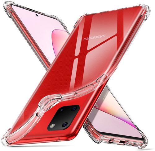 Coque Antichoc Silicone Transparent pour Samsung Galaxy NOTE 10 LITE [Phonillico®]