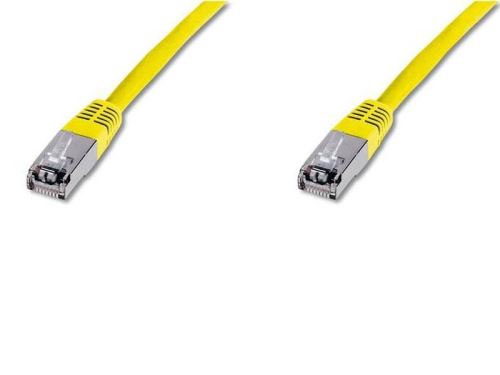 DIGITUS cordon de raccordement - 3 m - jaune