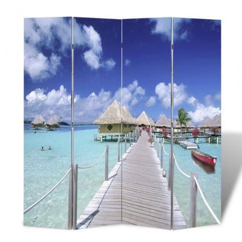 Paravent mer recto verso 160 X 180 cm