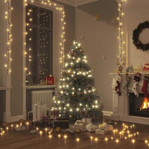 vidaXL Guirlande lumineuse d'arbre de Noël avec 150 LED 150 cm