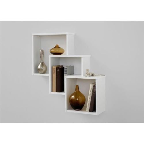 FIBI Etagere murale - 19 x 64 x 65,5cm - Blanc