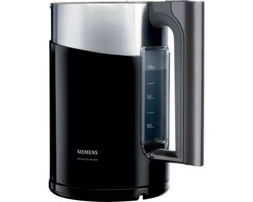Siemens Sensor for senses TW86103P - Waterkoker - 1.5 liter - 2.4 kW - zwart/antraciet