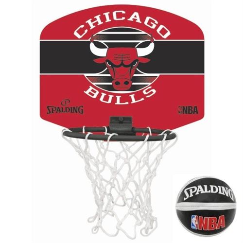 Spalding Mini panier Chicago Bulls Rouge