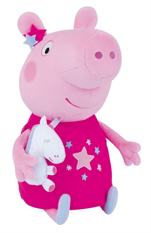 Jemini peluche peluche Peppa Pig 22 cm rose peluche Peppa Pig 22 cm