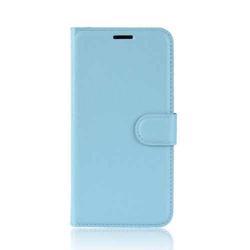 Etui coque en cuir Folio Portefeuille anti-choc pour Xiaomi Mi Play - Bleu
