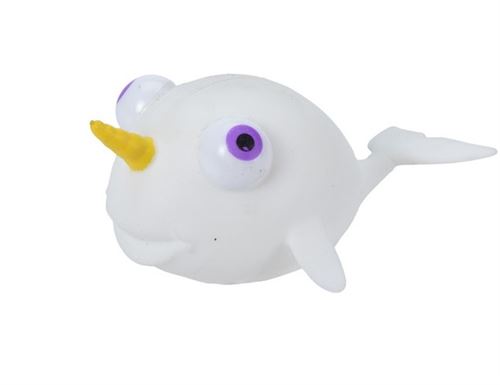 Free and Easy narval 13 cm blanc, forme comprimée