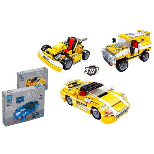 AUSINI - Assembling master Car 3 in 1 JEU DE CONSTRUCTION VOITURE