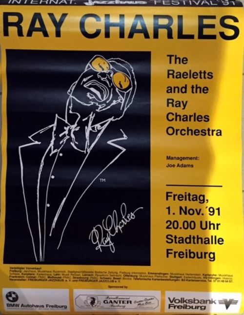 Ray Charles - 60x80 cm - AFFICHE / POSTER