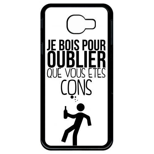 Coque samsung galaxy a8 2016 modèle 2016 je bois pour oublier que vous etes con 2