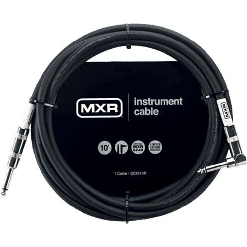 MXR DCIS10R - Câble jack-jack coudé 3m