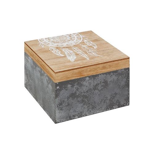 Boîte Décorative Gris Marron 110808