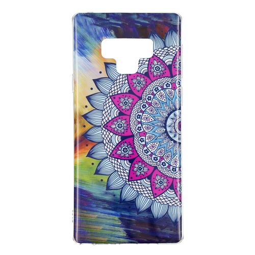 Coque en TPU lumineux fleur mandala pour votre Samsung Galaxy Note 9