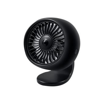 Ventilateur portable pour voiture 2 EN 1 multifonction noir - 1
