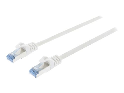 Valueline VLCP85320W30 Câble de réseau Cat6a S / ftp Rj45 (8/8) Mâle - Rj45 (8/8) Mâle 3,00 M Blanc