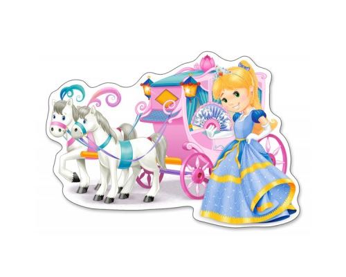 Puzzle 12 Pièces : Carrosse de Princesse, Castorland