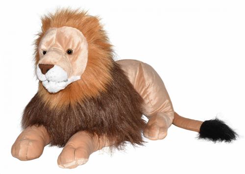 Wild Republic lion en peluche junior 76 cm en peluche marron